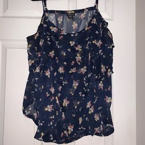3/$20 Torrid Floral Flowy Tank Size 2